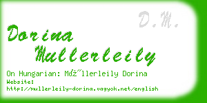 dorina mullerleily business card